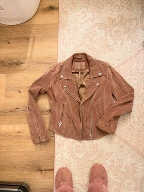 Blank NYC Suede Moto Jacket women’s size small